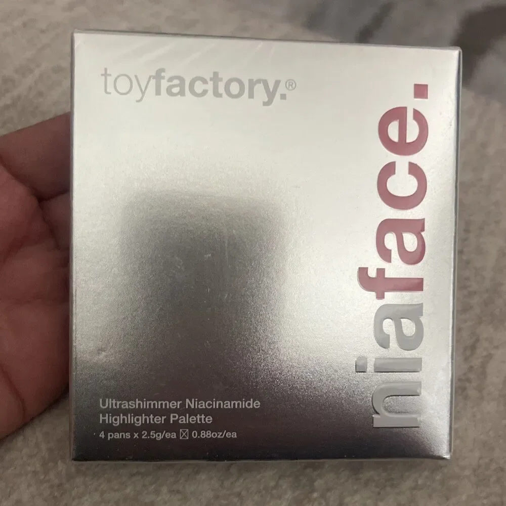 toyfactory Niaface Ultrashimmer Niacinamide Highlighter Palette 4 Shades 0.88oz
